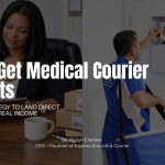 how to get medical courier contracts